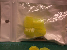 (2) 4x Universal Fluorescent Yellow Car Tire Valve Cap Luminous Tire Valve Stem