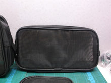 Assorted Size Cosmetics Travel Bag - Black Mesh 4pcs