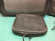 Assorted Size Cosmetics Travel Bag - Black Mesh 4pcs