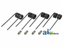 AFH202304 Tooth, Pickup (Square Wire); (4) Teeth W/Hardware Fits John Deere: 446