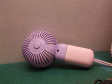 Rechargeable mini fan purple