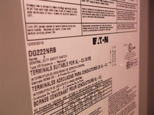 Eaton DG222NRB 120/240 VAC 60 Amp 7.5 to 15 Hp 2-Pole 3-Wire Single Throw Switch