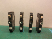 (4) Eaton CHFCAF115PN 15A Plug-On Neutral Circuit Breaker