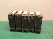(5) Eaton BR 20 Amp 120/240 Volts Single Pole Circuit Breaker