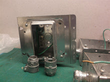 Lot of metal electrical boxes