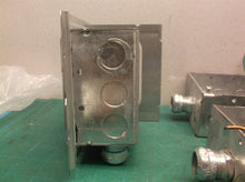 Lot of metal electrical boxes