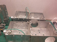 Lot of metal electrical boxes