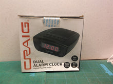 Craig CR45329B Dual Alarm Clock Digital PLL FM Radio with 0.6?LED Display Snooze