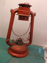 Vintage Red Lantern **No Globe**