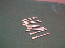 (10) 1/8 SHANK MOUNTED WHEEL white Stone for grinding or polishing