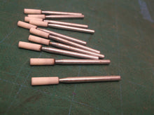 (10) 1/8 SHANK MOUNTED WHEEL white Stone for grinding or polishing