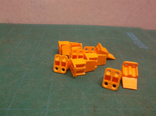 (10) W4S - DT Series - Wedgelock for a 4 Socket Plug - Orange