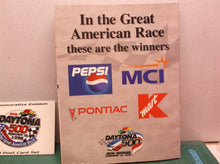 1998 40th Daytona 500 official program with commemorative emblem 1998