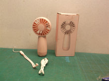 Pink pocket fan rechargeable 2"