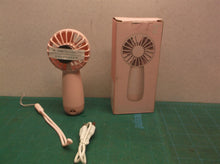 Pink pocket fan rechargeable 2"
