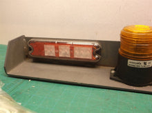 Crown Forklift Rear Light Bar & Strobe 22-1/4"W 14-1/2" OC Bolt Hole