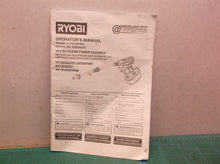 Operators manual only for a Ryobi ry120350 ry120350vnm ry120350k ry120350kvnm