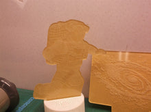 Space 3d lamp with 3 different inserts