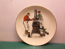 1979 Norman Rockwell Plate Gorham Fine China Fall The Coal Season's Coming