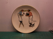 1979 Norman Rockwell Plate Gorham Fine China Winter Year End Count