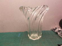 9.5" Tall Twisted glass Flower Vase