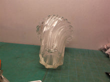 9.5" Tall Twisted glass Flower Vase