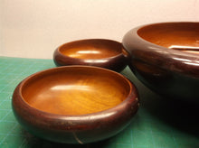 8PC WOOD SALAD BOWL set with spoon & fork