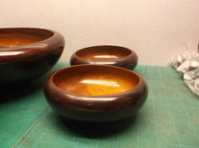 8PC WOOD SALAD BOWL set with spoon & fork