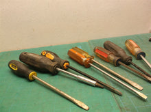 Lot of 8 Assorted flat head screw drivers