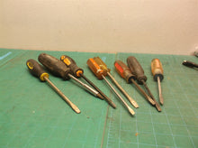 Lot of 8 Assorted flat head screw drivers