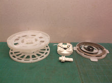 Cord reel with spring for a Bissell 1797 PowerForce Helix Rewind