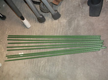 36 Inch 3 Ft Plant Support Garden Stakes 9 PCS Steel Plastic Coated for Outdoor