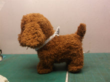 battery powered toy dog brown