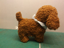 battery powered toy dog brown