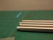 (4) 12.5" silver rod threaded end 1/2" diameter