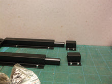 2- 9" Black Slide Door Bolt Latch, Barrel Bolt for Gate Lock Security, Aluminum