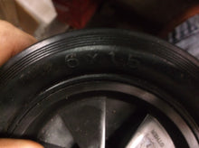 6 x 1.5 rubber wheel with 5/8 center hole