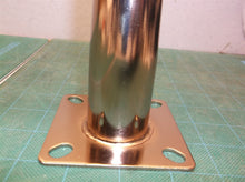 9" furniture table leg tapered metal no hardware