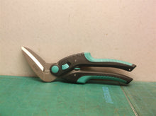 C.JET TOOL 10" Pro Soft Grip Stainless Heavy Duty Cardboard Carpet Scissors Turq