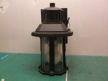 Black wall mount dusk to dawn outdoor light