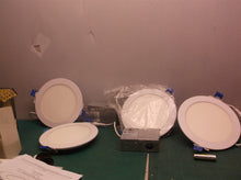 (4) 6 Inch Slim Recessed Lighting w Junction Box, Dimmable Recessed Can Lights,