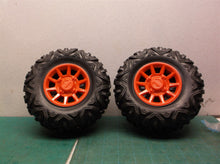 2 front wheels for a Bright 1:5 RZR XP Pro Battery RC Red Polaris ATV 60805-2R