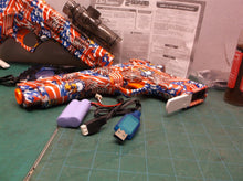 2 GUARD Gel Snipers blasters w batteries & chargers 1 mag 1 pack of gell balls