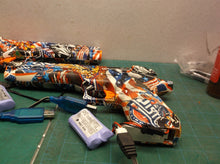 2 GUARD Gel Snipers blasters with batteries & chargers on magizanes eagle skin