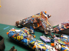 4 GUARD Gel Snipers blasters with batteries & chargers on magizanes not matched