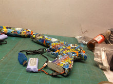 2 GUARD Gel Snipers blasters with batteries & chargers on magizanes