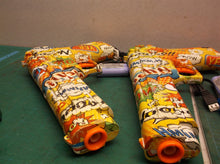 (3)2 GUARD Gel Snipers blasters Matching w batt 2 charger missing 1 cover NO mag