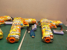 (3)2 GUARD Gel Snipers blasters Matching w batt 2 charger missing 1 cover NO mag