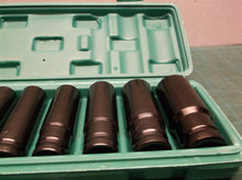 10pcs Chrome vanadium deep well metric socket set with case
