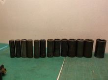 13pcs 3/8 drive deep well sockets 3/8 1/2 9/16 5/8 11/16 7/8 15/16 (2) 1" 1-1/16